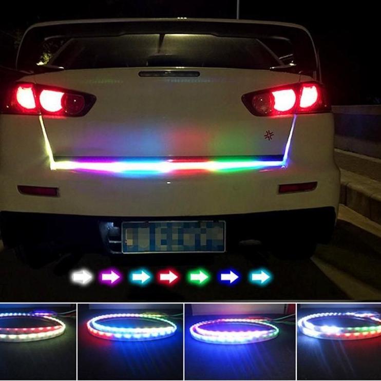 Jual Lampu Led Bagasi Mobil Cm Led Tail Trunk Rgb Warna Pelangi V Pintu Belakang