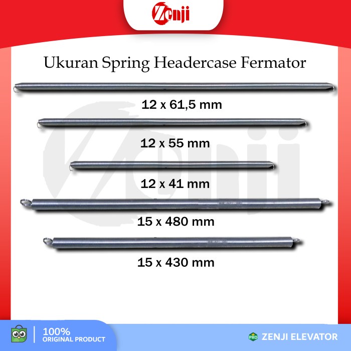 Jual Elevator Door spring/Per Pintu Lift Fermator | Shopee Indonesia