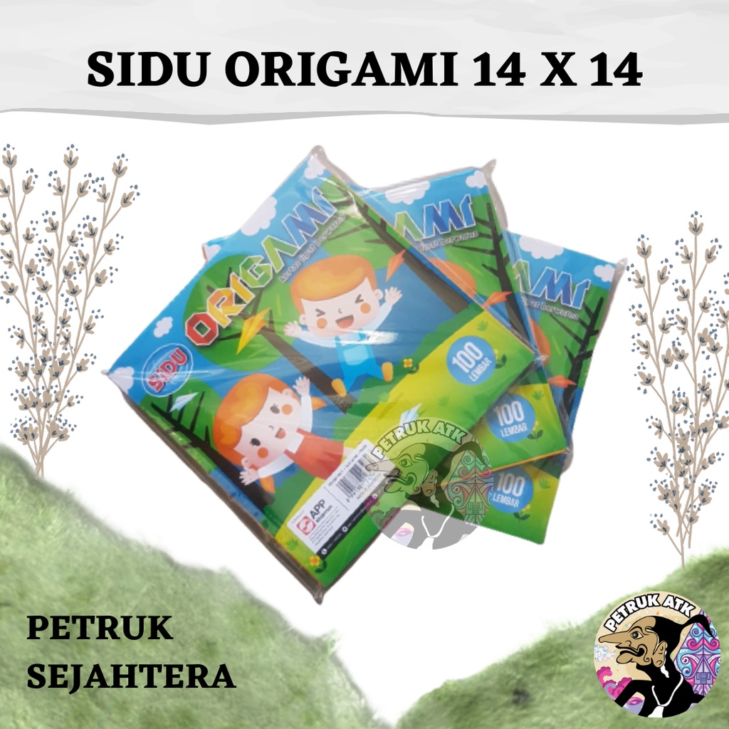 Jual Set Kertas Lipat Origami Sidu X Cm Lembar Shopee Indonesia