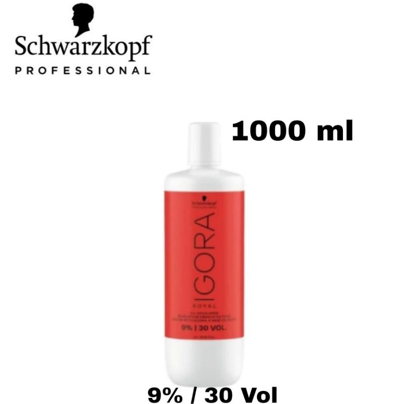 Jual campuran cat rambut / bleaching . oxyadant / developer igora 1000 ...
