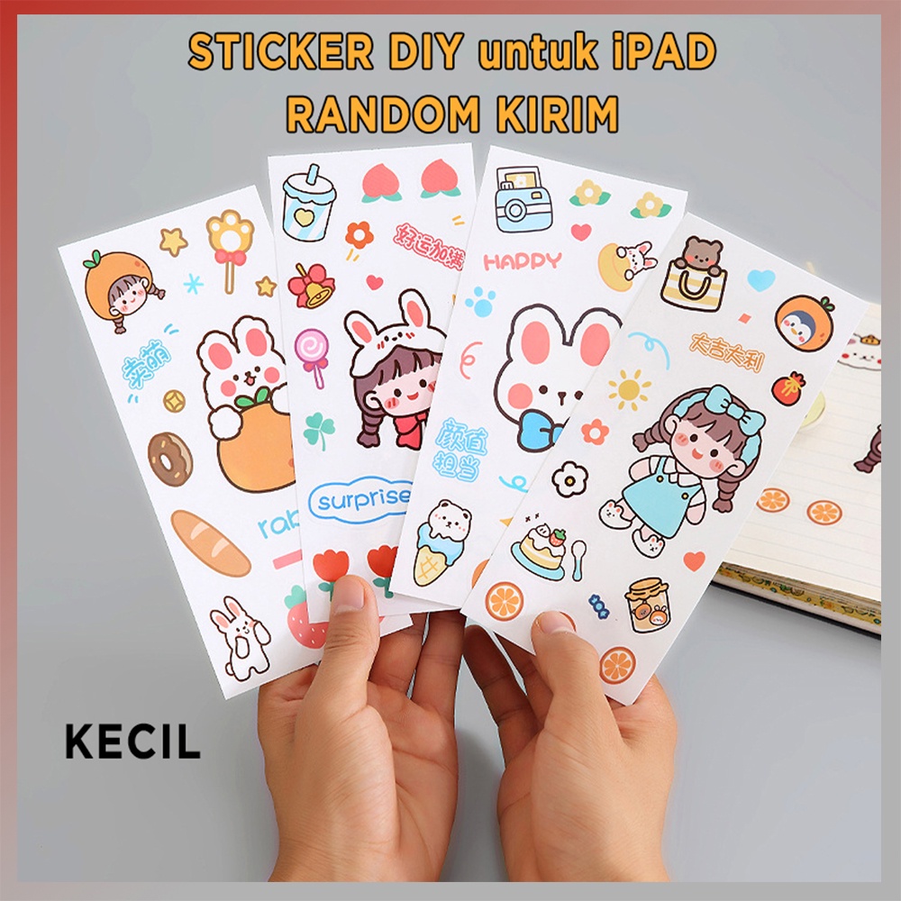 Jual Stiker DIY Lucu Dekorasi untuk iPad Case /Komputer/Laptop