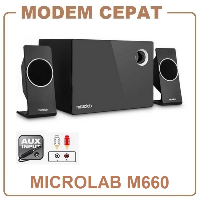 Jual Microlab M660 56 Watt RMS Multimedia Speaker Komputer Notebook ...