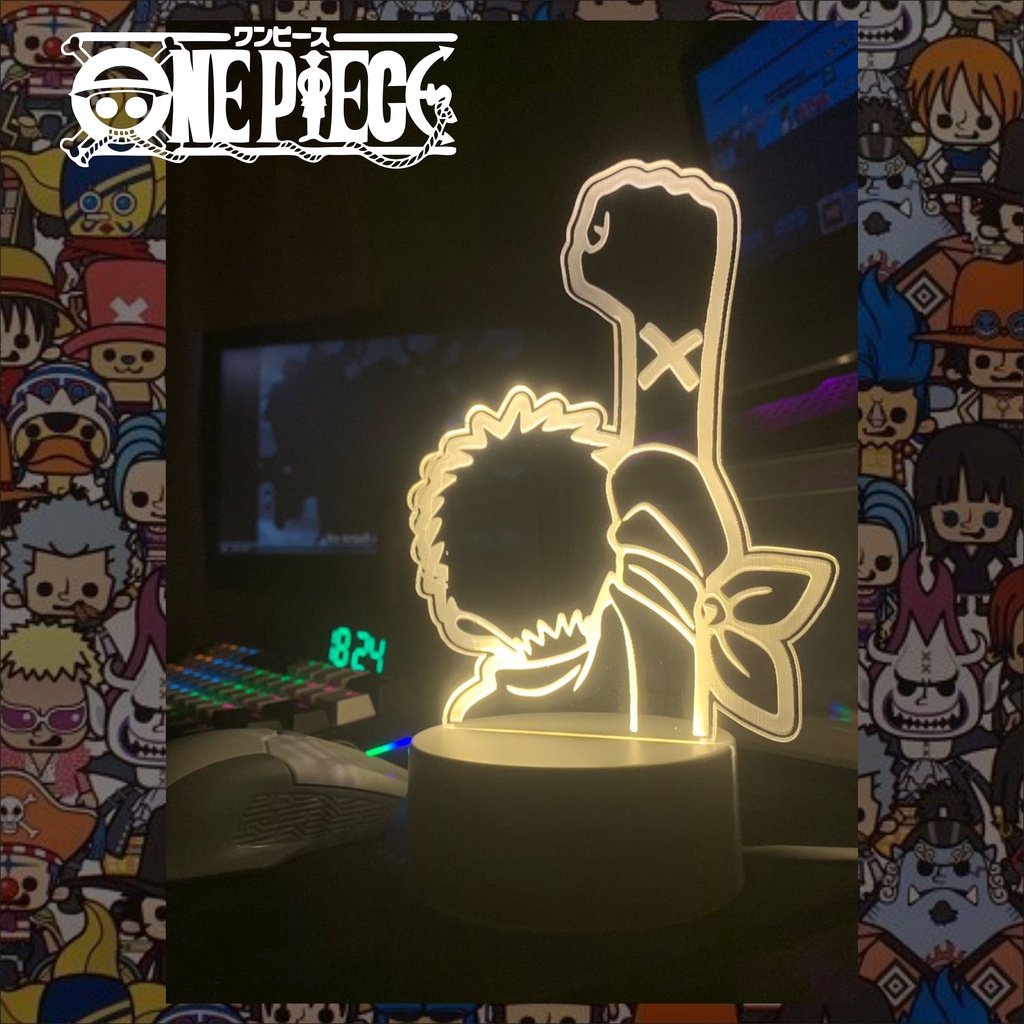 Jual Lampu Tidur Akrilik Anime One Piece V Shopee Indonesia