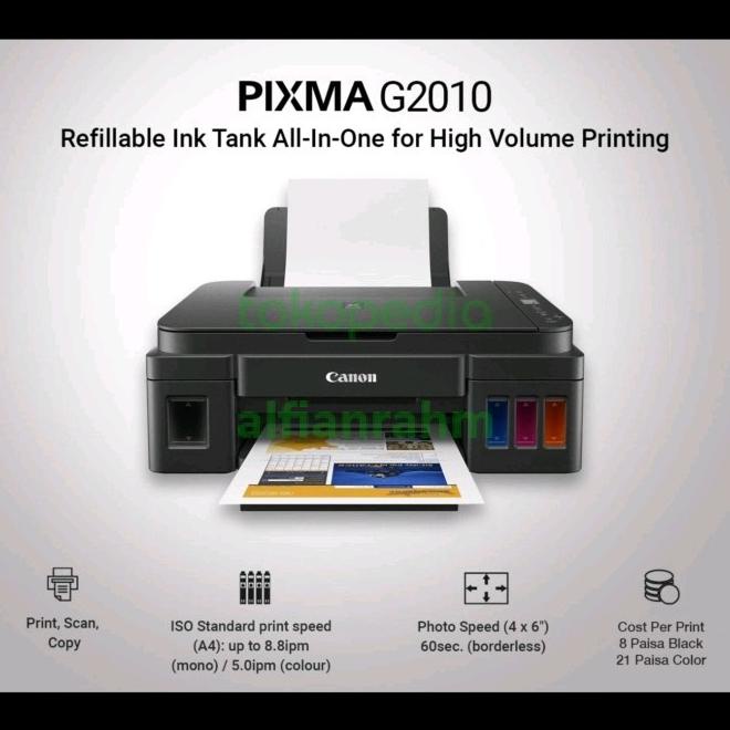 Jual Printer Canon Pixma G2010 All In One Ink Tank (Print, Scan, Copy