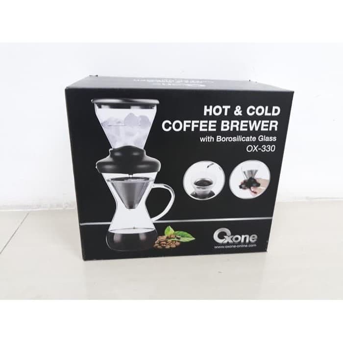 Jual COFFEE BREWER OXONE HOT & COLD OX330 WITH BOROSILICATE GLASS
