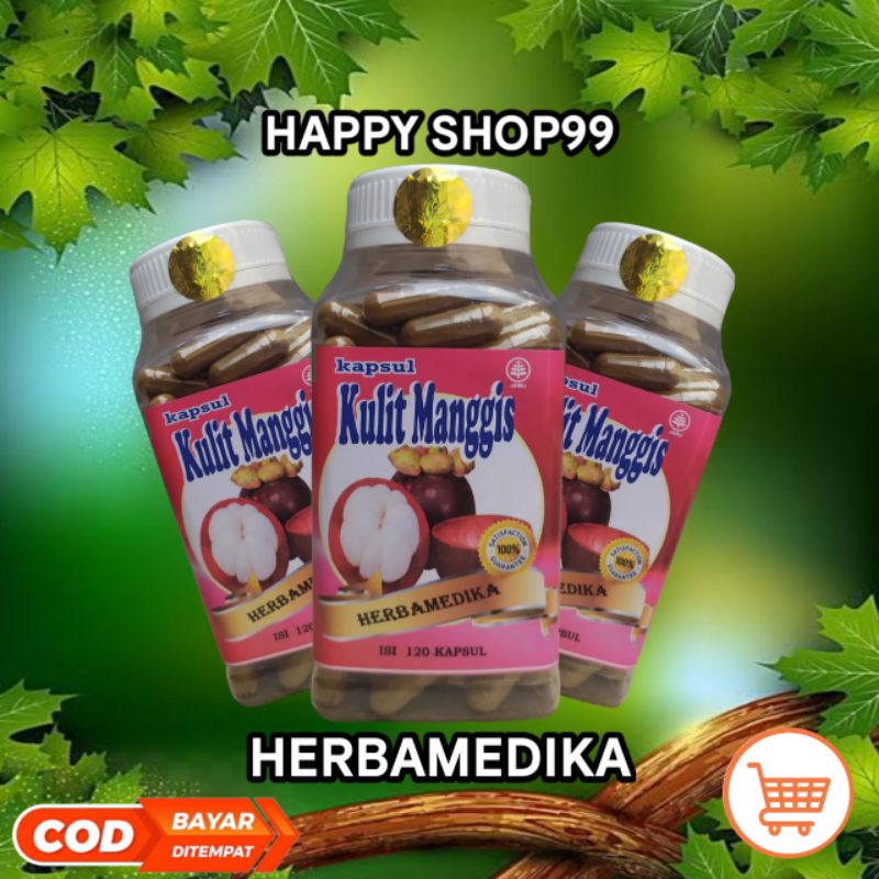 Jual Kapsul Kulit Manggis Herbamedika Isi Kapsul Shopee Indonesia