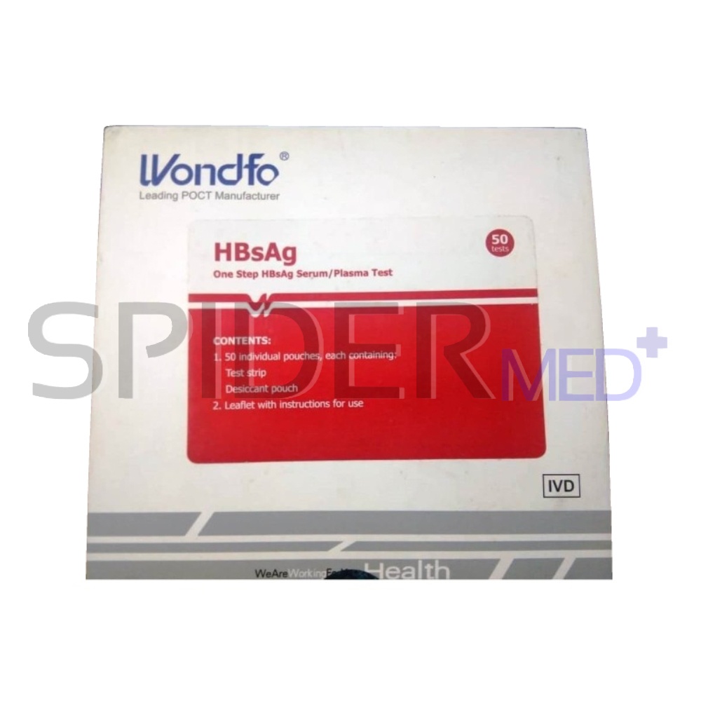 Jual HBSAG STRIP WONDFO / STRIP TES HEPATITIS B ISI 50 TEST / STRIP ...