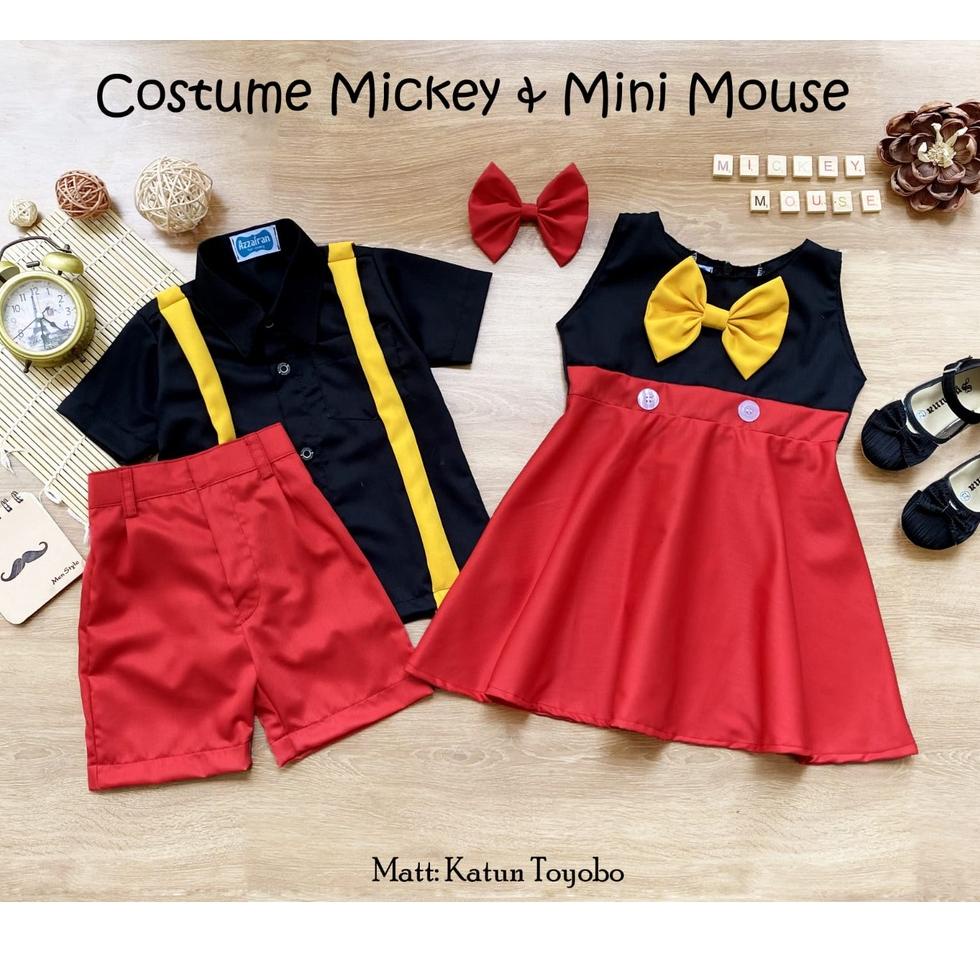 Jual Kirim Hari Ini Kostum Mickey Mouse Kostum Mini Mouse Kostum