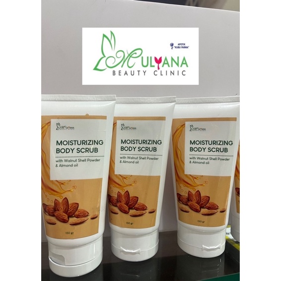 Jual BODY SCRUB MOSTURIZING (walnut shell powder & Almond Oil) Shopee Indonesia