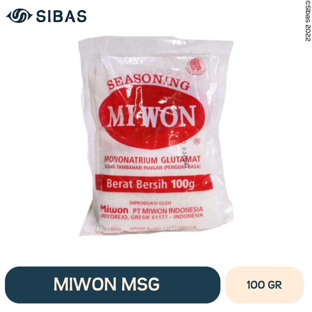 Jual PENYEDAP RASA MSG MIWON - MICIN 100g | Shopee Indonesia