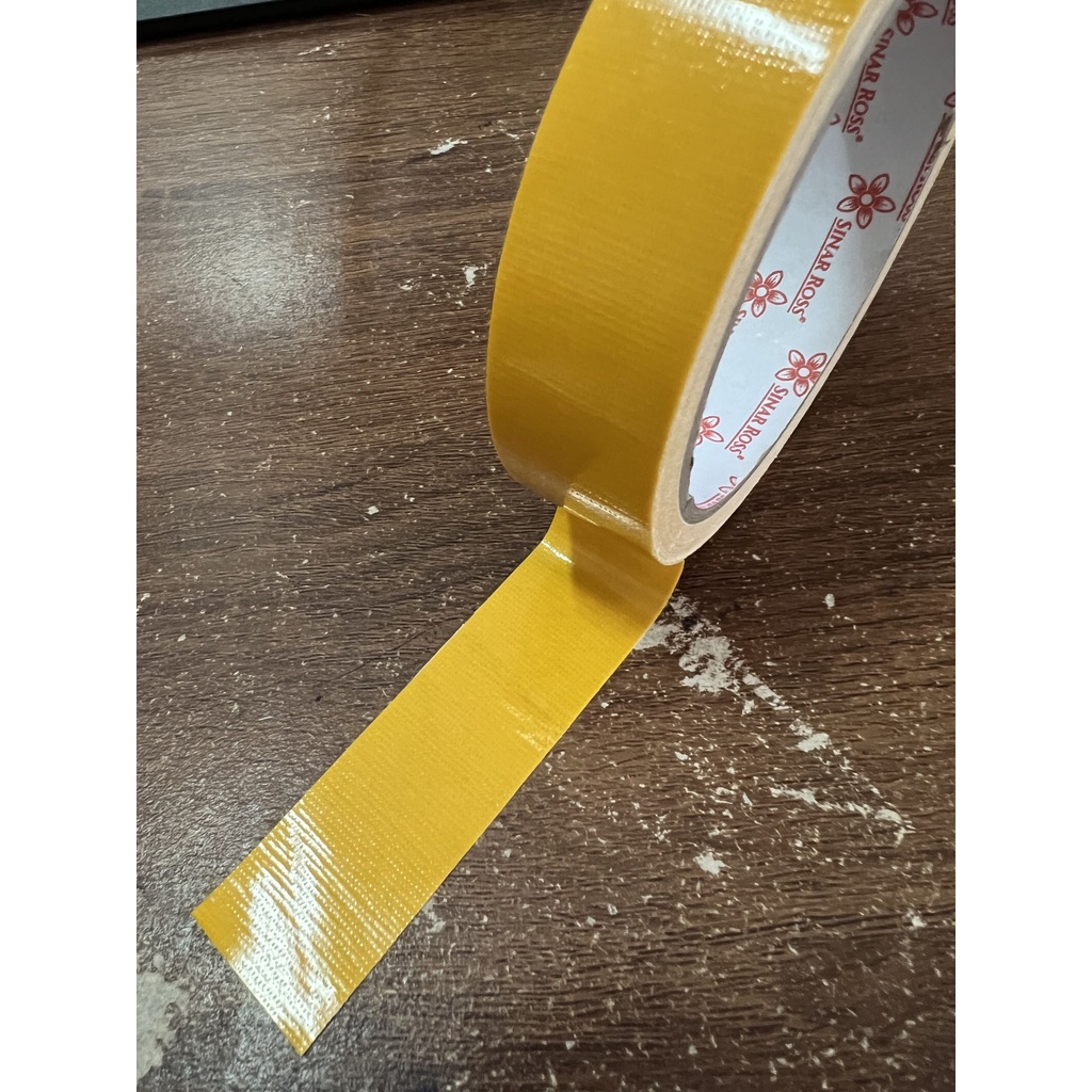 Jual Lakban Kain Kuning Sinar Ross 1 inch 10 Yard / Cloth Kuning PER 1 ...