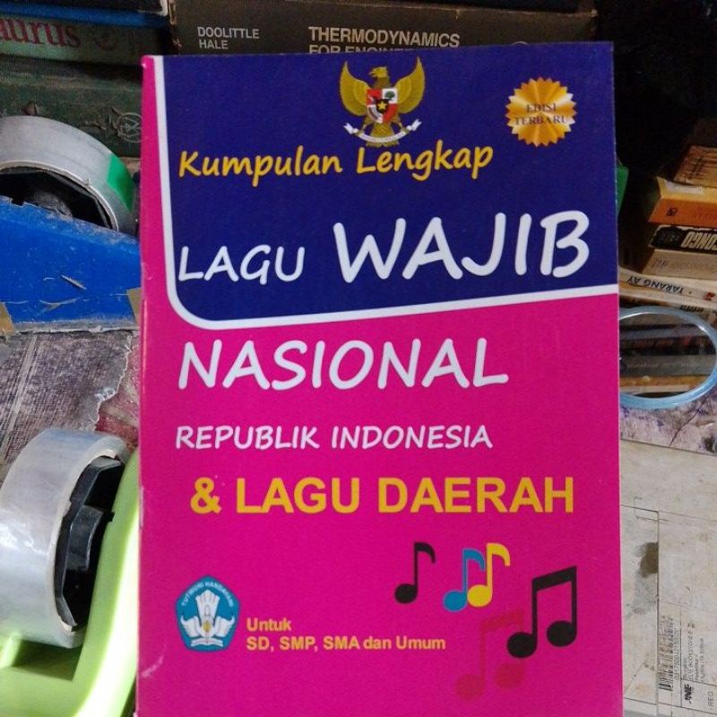 Jual kumpulan lengkap lagu wajib nasional republik Indonesia & lagu