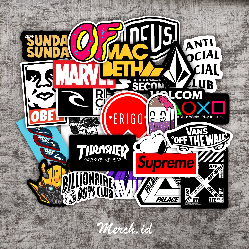 Jual Stiker sticker aesthetic pack series one stiker helm laptop ...