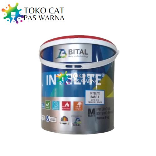 Jual Cat Tembok Interior Eksterior BITAL INTELITE Kemasan - 5 Kg ...