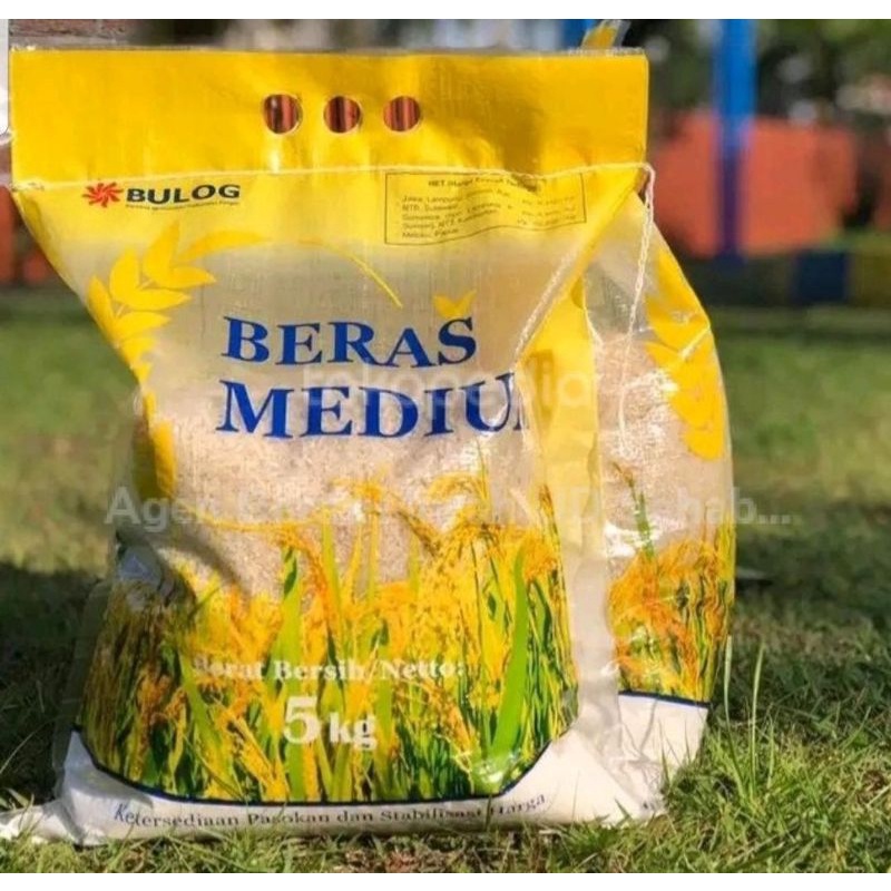 Jual Beras Medium Bulog 5 Kg Shopee Indonesia