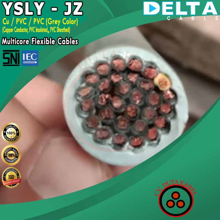 Jual Kabel YSLY-JZ 30x2,5 mm2 DELTA /30x2,5mm2/30x2.5 mm2/30x2.5mm2/30 ...