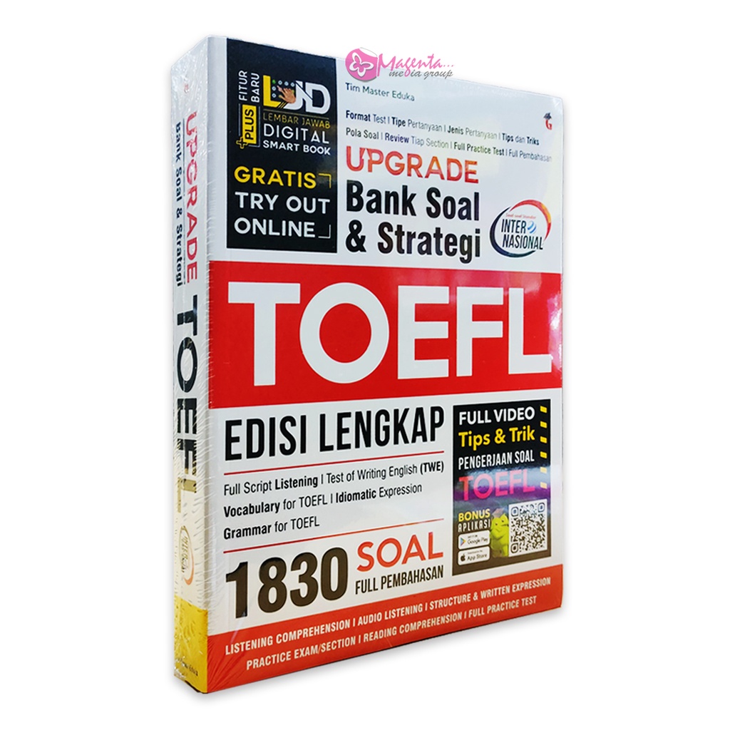 Jual Buku Tes Toefl Toeic Upgrade Bank Soal Strategi Toefl