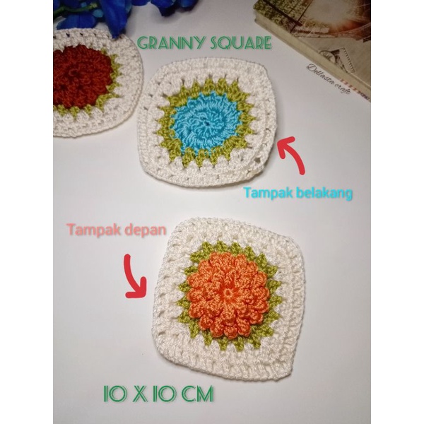 Jual aplikasi granny square bunga krumpul | Shopee Indonesia