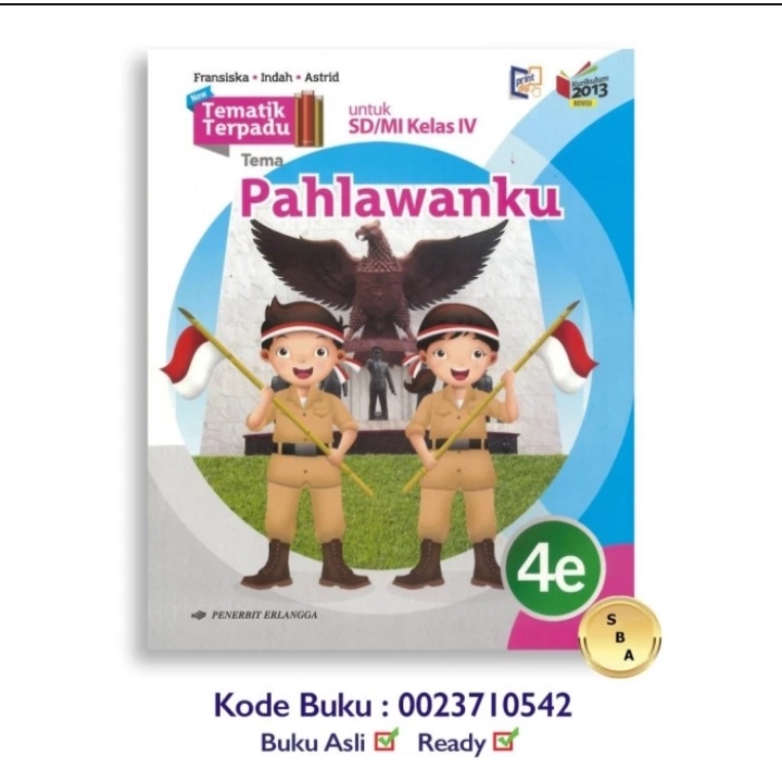 Jual Ori Harga Satuan Buku Teks Tematik Terpadu K Kelas Edisi Terbaru Penerbit Erlangga