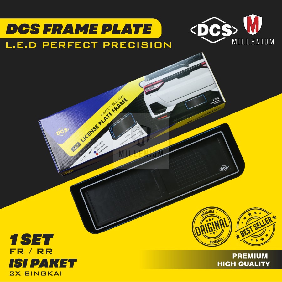 Jual Dcstempat Tatakan Dudukan Cover Frame Rumah Plat Nomor Mobil Dengan Akrilik Model Lampu