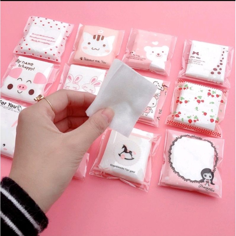 25 pcs Kapas Wajah Premium Tipis / Kapas Toner Pembersih Tisu Make Up