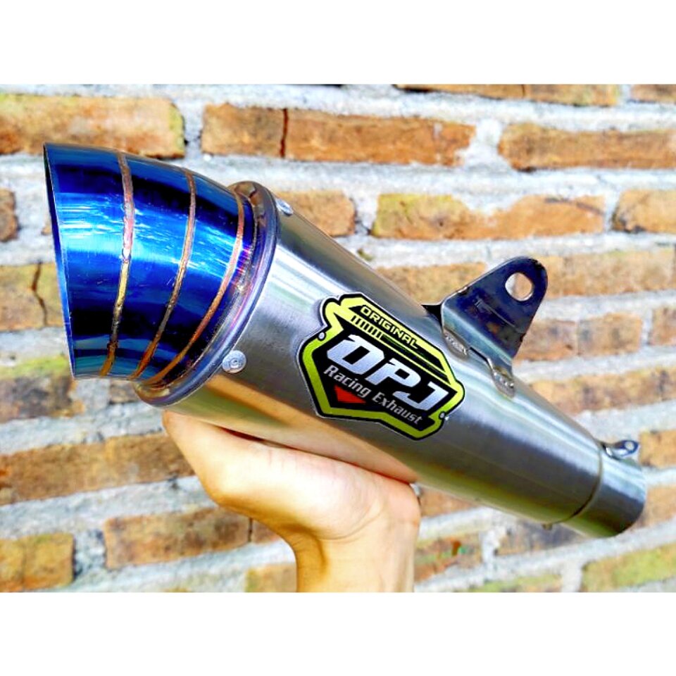Jual Knalpot Racing DPJ Blue Biru Jigsaw Jiksaw Keong Kerucut Inlet 50 ...