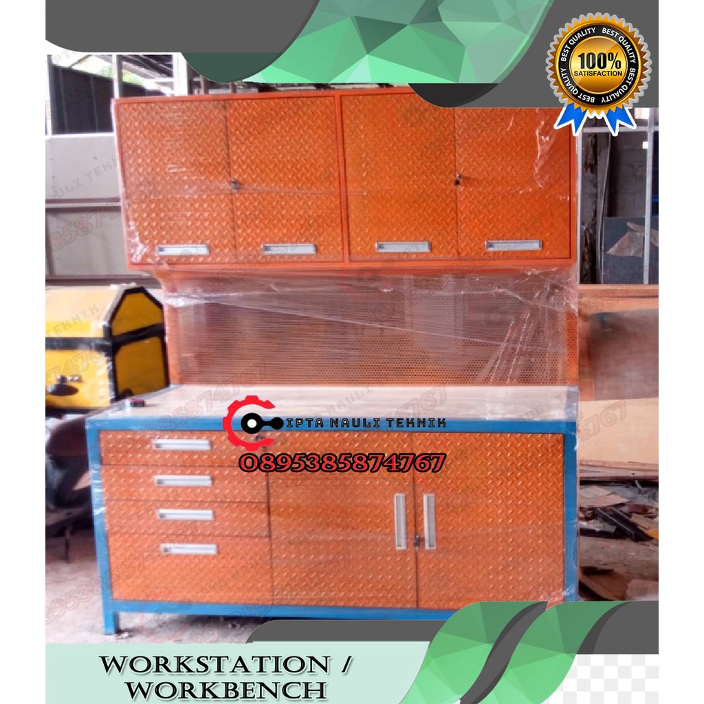 Jual Steel Heavy Duty Workbench Work Bench Meja Kerja Workshop READY ...