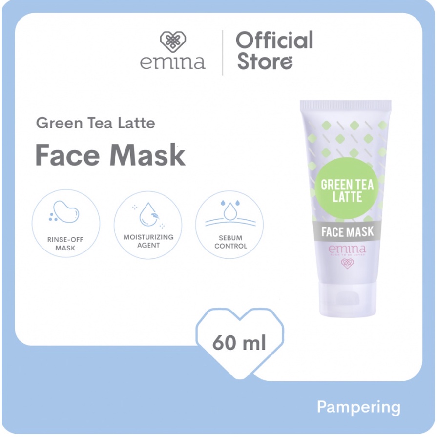 Jual Emina Green Tea Latte Face Mask (Peel Off Mask) - 60 gram | Shopee ...