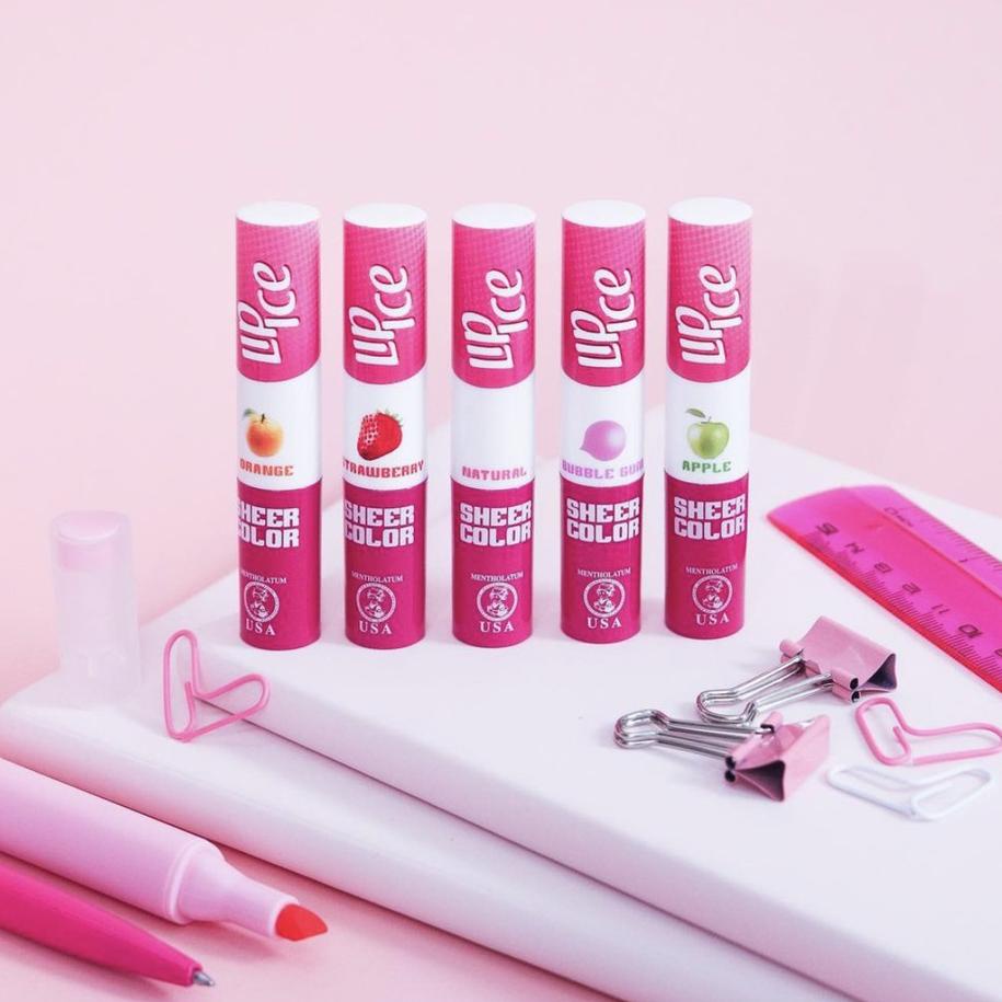 Jual WDY148 [BPOM] LIP ICE SHEER COLOUR 2.2gr Lip ice Sheer Strawberry Orange Apple Bubble
