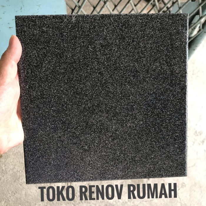 Jual Keramik Lantai Kasar 20X20 Hitam/ Keramik Lantai Kamar Mandi