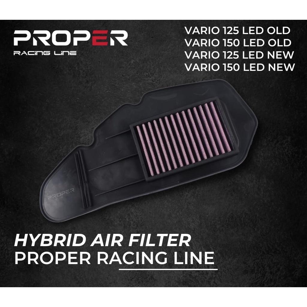 Jual FILTER UDARA PROPER RACING LINE VARIO 125 VARIO 150 PCX 150 CBU ...
