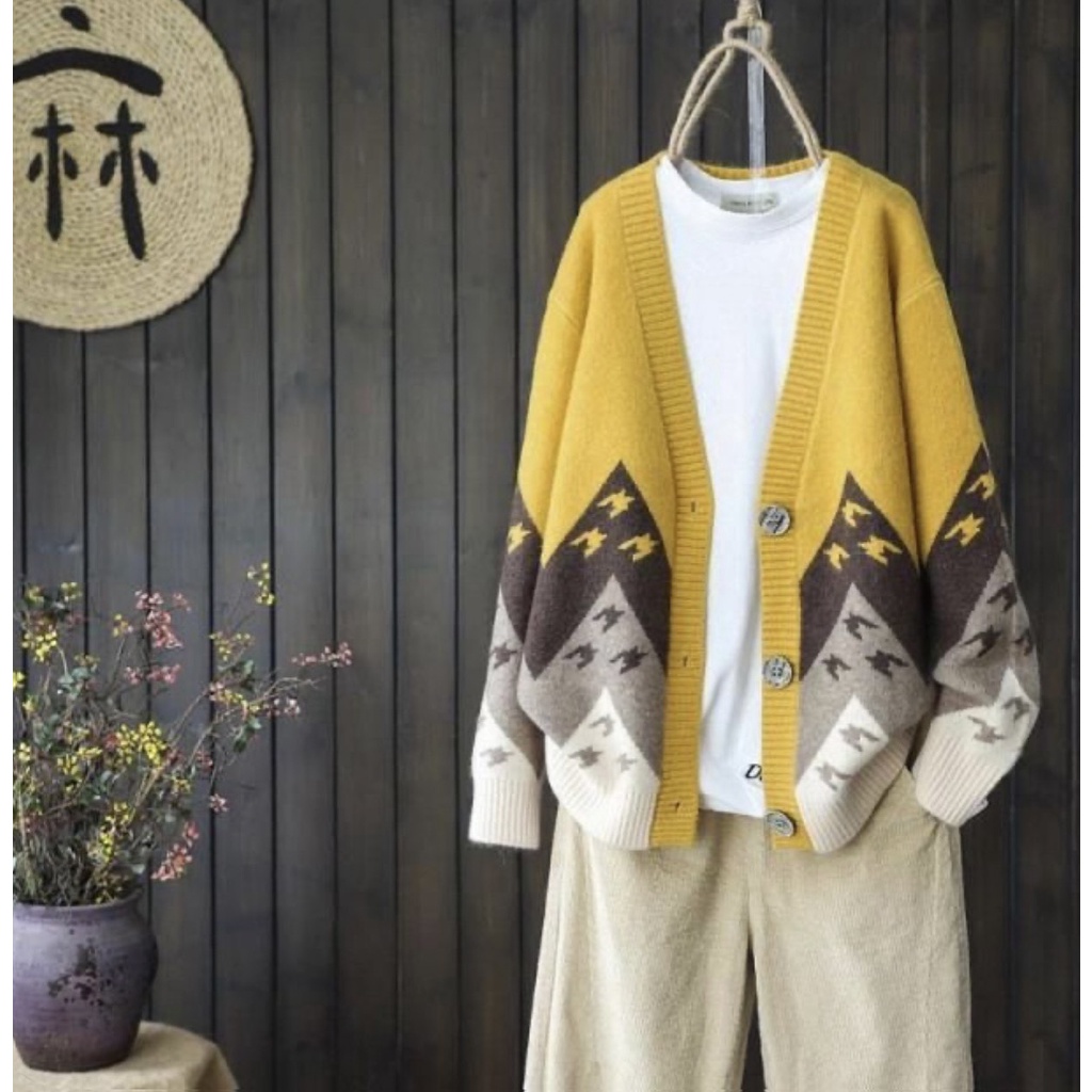Jual Fluor.Inc - Cardigan Rajut Wanita Ayesha Oversize Premium ...