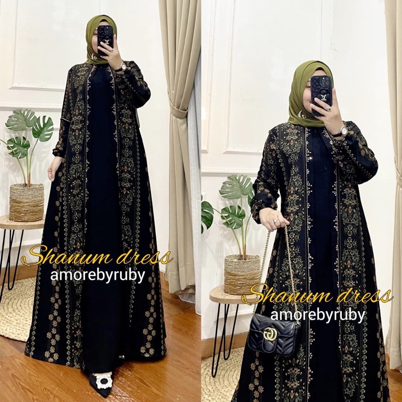 Jual Shanum dress amore by ruby / amore by ruby / amorebyruby | Shopee ...