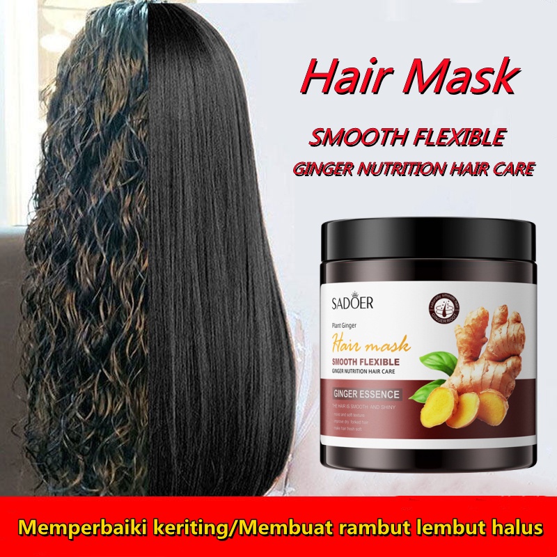 Jual Masker rambut keratin hair mask ginger hair mask memperbaiki ...