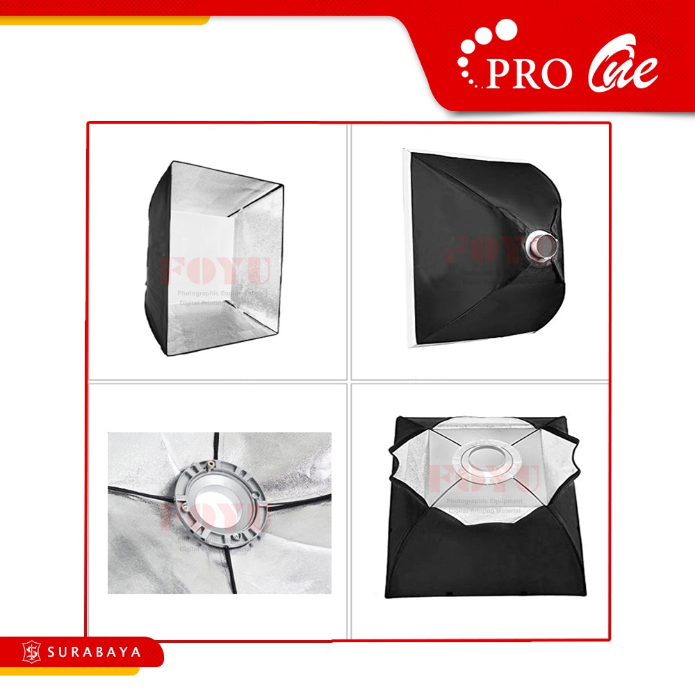 Jual Pro One | Softbox Rectangle for Studio Flash Light Continuous ...