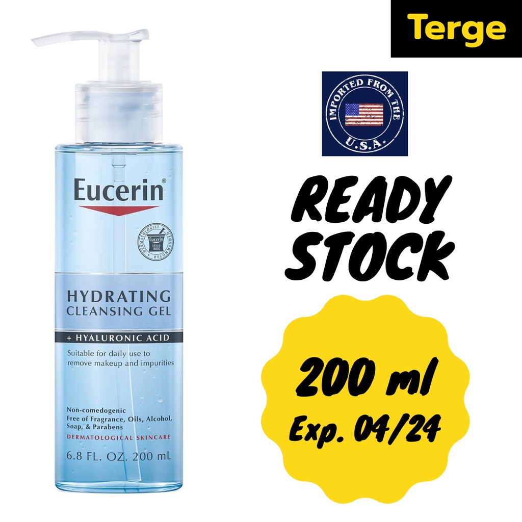 Jual Pembersih Wajah Eucerin Hydrating Cleansing Gel Hyaluronic Acid