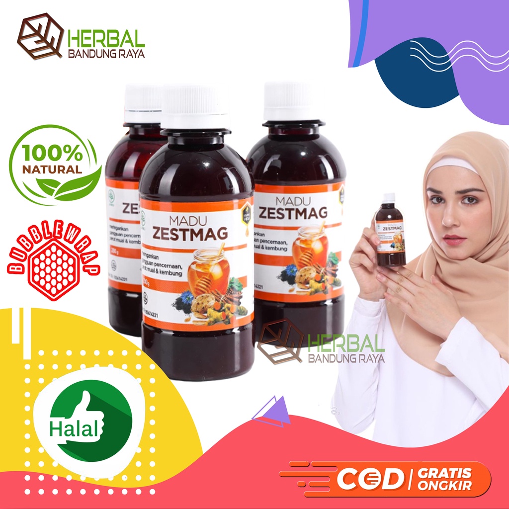 Jual Madu Zestmag Herbal Gerd Maag Asam Lambung Original Gr Shopee Indonesia