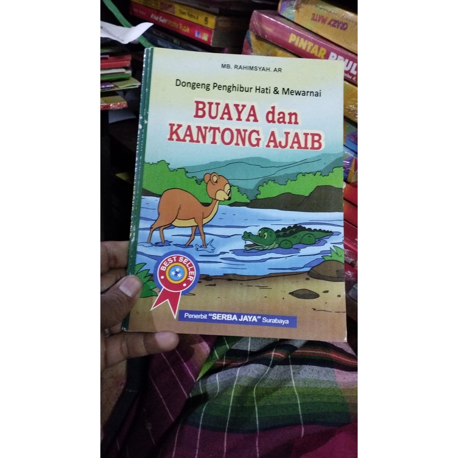 Jual Buku Anak Dongeng & Mewarnai: Buaya Dan Kantong Ajaib MB ...