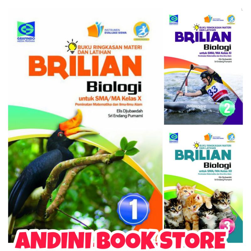 Jual BUKU BRILIAN BIOLOGI KELAS 10,11,12 SMA/MA KURIKULUM 2013 REVISI ...