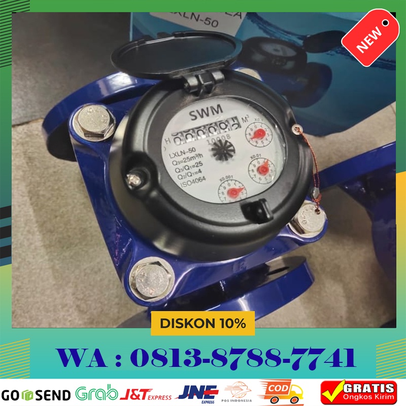 Jual Water Meter Limbah Merk SWM 3 Inchi - Meteran air Kotor | Shopee ...