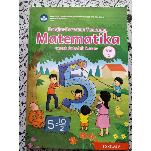 Jual Buku Kurikulum Merdeka SD Kelas 5 Matematika Volume 1 | Shopee ...