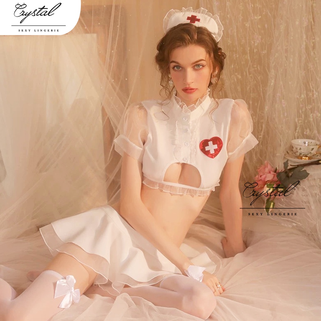 Jual Lingerie Sexy Costume Nurse Baju Sexy Lingerie Wanita Women Sexy