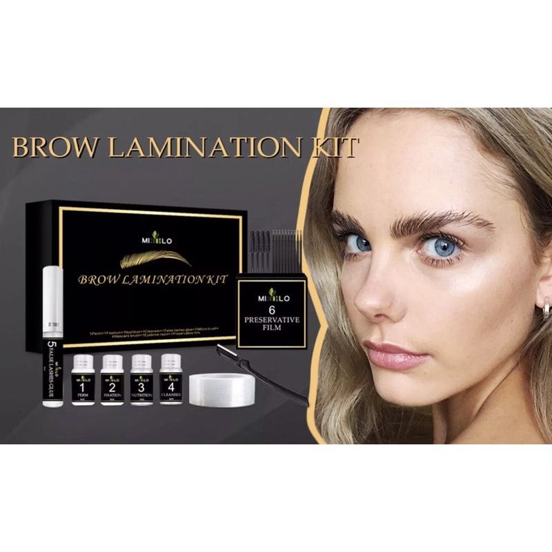 Jual Eyebrow Lamination Milo & eyelash lift set eyebrow ANTI GAGAL lift