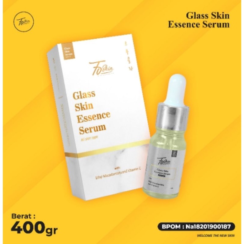 Jual Glas Skin Essensi Serrum Menghaluskan Tekstur Kulit Wajah Dan Meredakan Kulit Yang