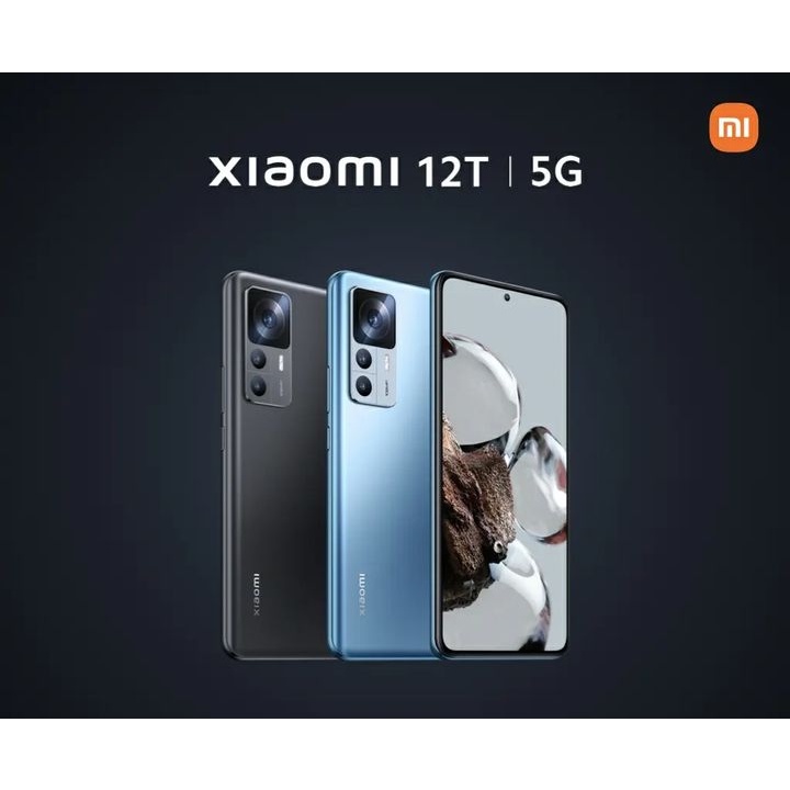 Xiaomi 12T 5G Smartphone – 8 GB RAM, 256 GB Speicher, Cosmic Black | Mit 108 MP Kamera, Ultraweitwinkel & Makro, Android 12
