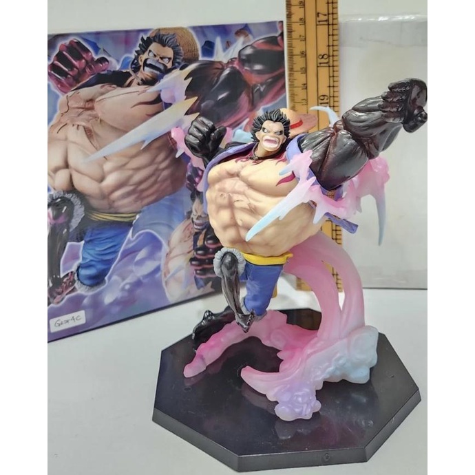 Jual action figure one piece monkey d luffy gear 4 punching version ...
