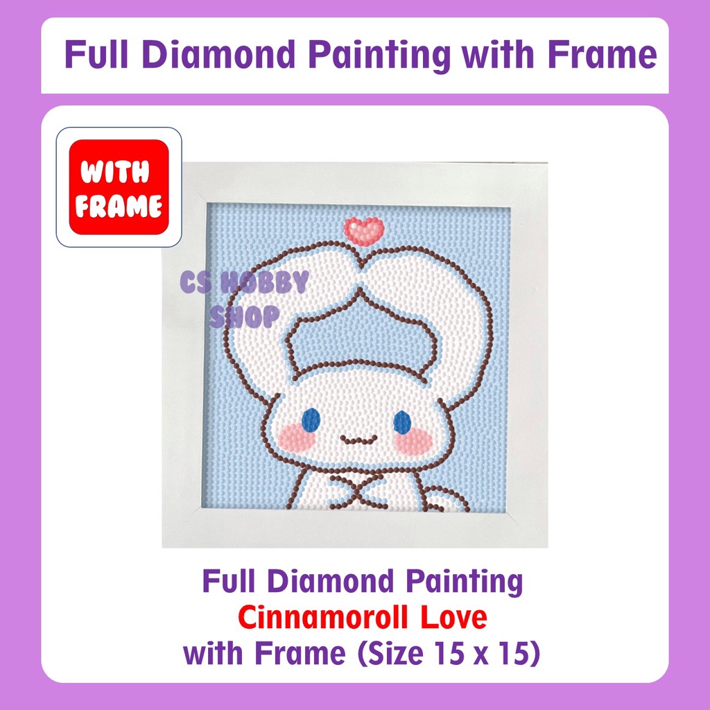 Jual Full Diamond Painting Anak DIY Anak Dewasa dengan Frame