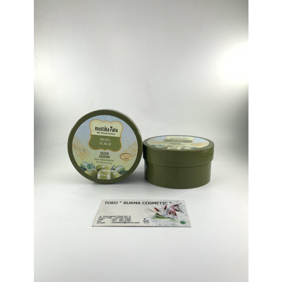 Jual MUSTIKA RATU BODY SCRUB OLIVE ZAITUN POT 200GR Shopee Indonesia