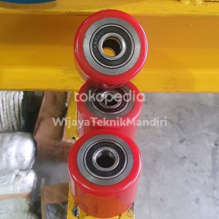 Jual Roda Roda Pu / Polyurethane Hand Pallet 80 X 70 Mm | Shopee Indonesia