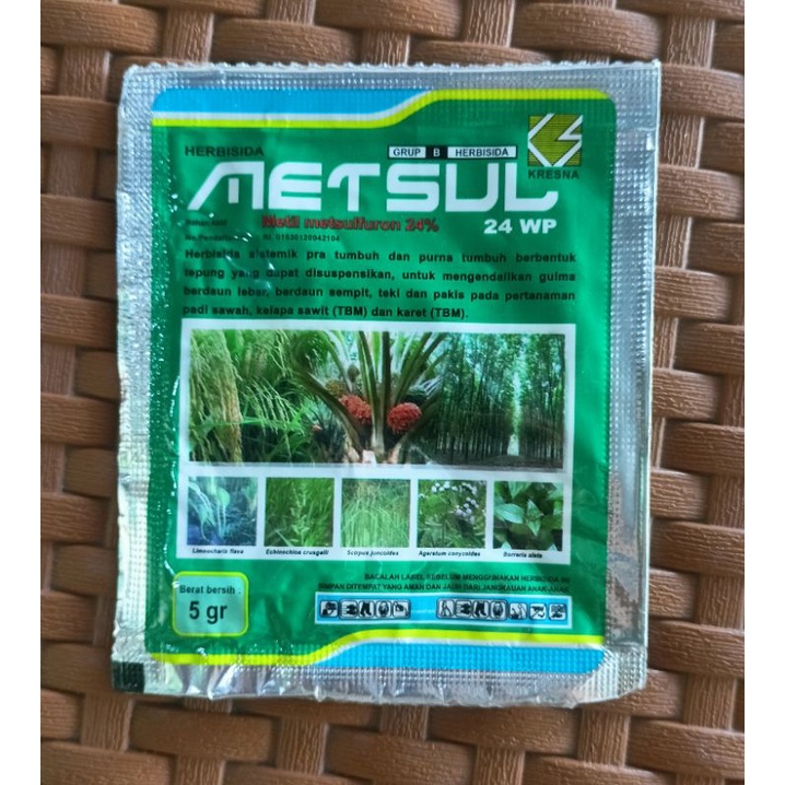 Jual Herbisida Metsul Wp Herbisida Selektif Kemasan Gr Shopee